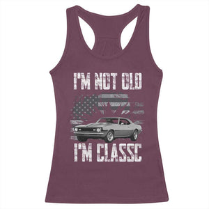 I'm Not Old I'm Classic Racerback Tank Top Retro American Muscle Car Classic USA