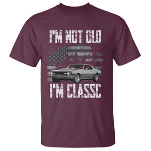 I'm Not Old I'm Classic T Shirt Retro American Muscle Car Classic USA