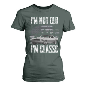 I'm Not Old I'm Classic T Shirt For Women Retro American Muscle Car Classic USA