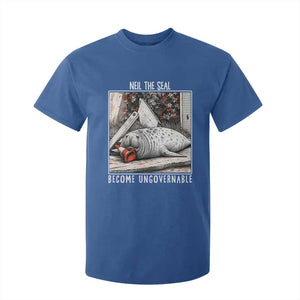 Neil The Seal Become Ungovernable T Shirt For Kid Vintage Elephant Seal Animal Meme TS14 Royal Blue Print Your Wear