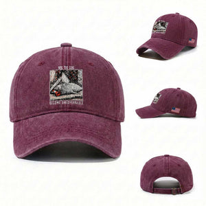 Neil The Seal Become Ungovernable Washed Cotton Baseball Cap Vintage Elephant Seal Animal Meme TS14 Washed Cap Universal Fit Burgundy Print Your Wear