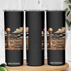 Highway 66 Classic Gas Pump Desert Classic Pickup Truck Car Lover Skinny Tumbler TS14 Print Your Wear