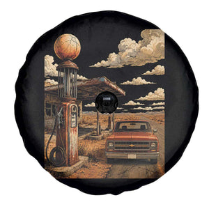 Highway 66 Classic Gas Pump Desert Classic Pickup Truck Car Lover Spare Tire Cover TS14 Print Your Wear
