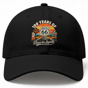 Vintage Highway 66 100th Anniversary 2026 Americana Road Trip Souvenir Baseball Cap TS14 Print Your Wear