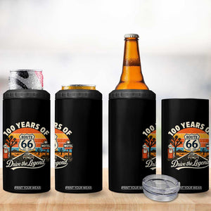 Vintage Highway 66 100th Anniversary 2026 Americana Road Trip Souvenir 4 in 1 Can Cooler Tumbler TS14 Print Your Wear
