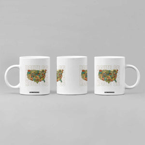Highway 66 Travel Map 100th Anniversary 1926-2026 Coffee Mug Vintage Americana Centennial Road Trip Souvenir