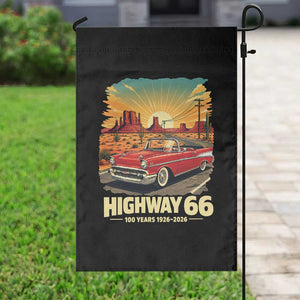 Vintage Highway 66 100th Anniversary Souvenir Garden Flag TS14 Print Your Wear