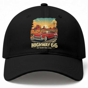 Vintage Highway 66 100th Anniversary Souvenir Baseball Cap TS14 Print Your Wear