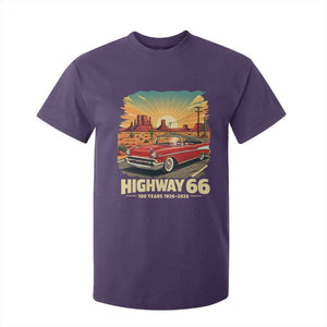 Vintage Highway 66 100th Anniversary Souvenir T Shirt For Kid TS14 Purple Print Your Wear