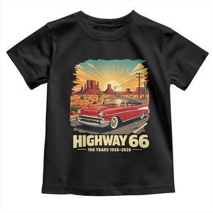 Vintage Highway 66 100th Anniversary Souvenir Toddler T Shirt TS14 Black Print Your Wear