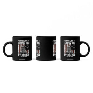 Route Highway 66 Turns 100 I Turn 60 Coffee Mug Vintage 1966 America Road Sign America Antique Car Lover 60th Birthday Gift