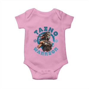 Taino Warrior Boricua Boriken Pride Indigenous Puerto Rican Baby Onesie TS14 Light Pink Print Your Wear