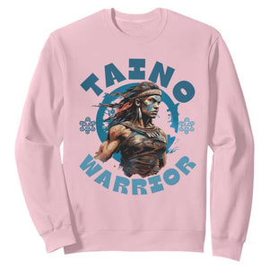Taino Warrior Boricua Boriken Pride Indigenous Puerto Rican Sweatshirt TS14 Light Pink Print Your Wear