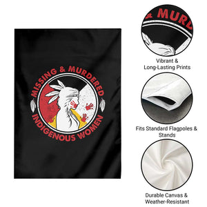 MMIW Missing and Murdered Indigenous Women Red Hand Garden Flag TS14 Print Your Wear