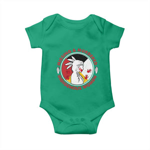 MMIW Missing and Murdered Indigenous Women Red Hand Baby Onesie TS14 Irish Green Print Your Wear