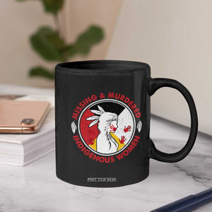 MMIW Missing and Murdered Indigenous Women Red Hand Coffee Mug TS14 Print Your Wear