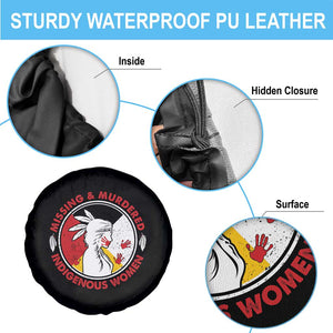 MMIW Missing and Murdered Indigenous Women Red Hand Spare Tire Cover TS14 Print Your Wear