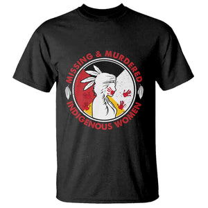 MMIW Missing and Murdered Indigenous Women Red Hand T Shirt TS14 Black Print Your Wear