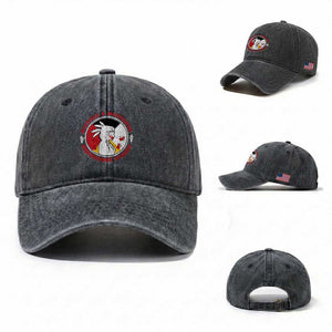 MMIW Missing and Murdered Indigenous Women Red Hand Washed Cotton Baseball Cap TS14 Washed Cap Universal Fit Dark Gray Print Your Wear