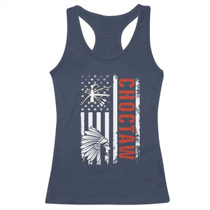 Choctaw Tribe Native American Day Indigenous Peoples Day Racerback Tank Top TS14 Navy Print Your Wear