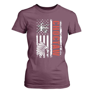 Choctaw Tribe Native American Day Indigenous Peoples Day T Shirt For Women TS14 Maroon Print Your Wear