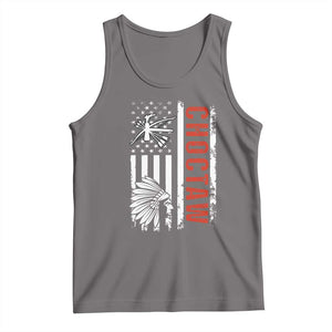 Choctaw Tribe Native American Day Indigenous Peoples Day Tank Top TS14 Deep Heather Print Your Wear