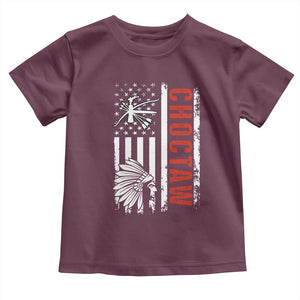 Choctaw Tribe Native American Day Indigenous Peoples Day Toddler T Shirt TS14 Maroon Print Your Wear