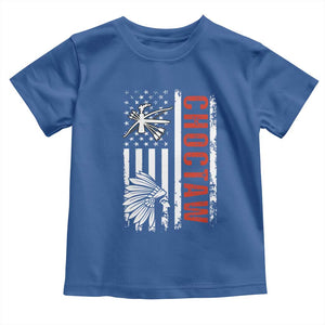 Choctaw Tribe Native American Day Indigenous Peoples Day Toddler T Shirt TS14 Royal Blue Print Your Wear
