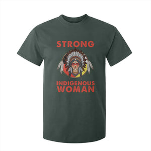 MMIW Native American Strong Indigenous Woman T Shirt For Kid TS14 Dark Forest Green Print Your Wear