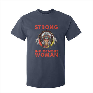 MMIW Native American Strong Indigenous Woman T Shirt For Kid TS14 Navy Print Your Wear