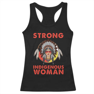 MMIW Native American Strong Indigenous Woman Racerback Tank Top TS14 Black Print Your Wear