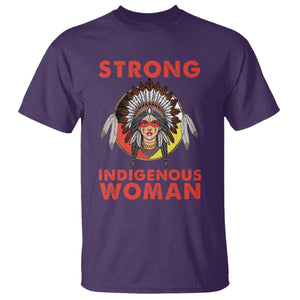 MMIW Native American Strong Indigenous Woman T Shirt TS14 Purple Print Your Wear