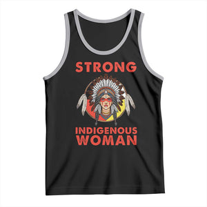 MMIW Native American Strong Indigenous Woman Tank Top TS14 Black Athletic Heather Print Your Wear