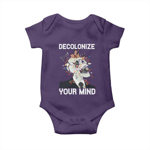 Indigenous People Native American Baby Onesie Decolonize Your Mind TS14 Purple Print Your Wear
