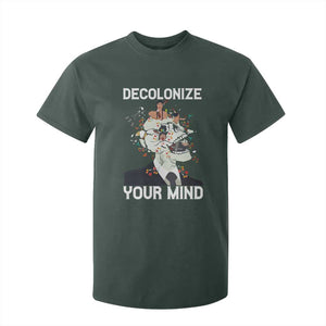Indigenous People Native American T Shirt For Kid Decolonize Your Mind TS14 Dark Forest Green Print Your Wear