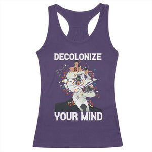 Indigenous People Native American Racerback Tank Top Decolonize Your Mind TS14 Purple Print Your Wear