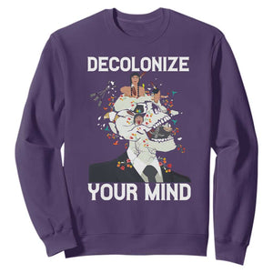 Indigenous People Native American Sweatshirt Decolonize Your Mind TS14 Purple Print Your Wear