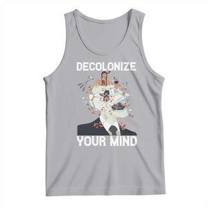 Indigenous People Native American Tank Top Decolonize Your Mind TS14 Athletic Heather Print Your Wear