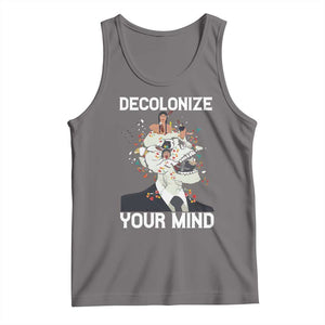 Indigenous People Native American Tank Top Decolonize Your Mind TS14 Deep Heather Print Your Wear
