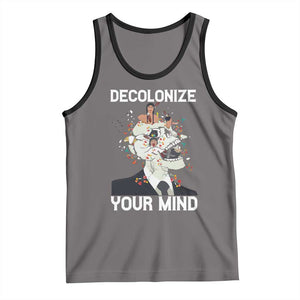 Indigenous People Native American Tank Top Decolonize Your Mind TS14 Deep Heather Black Print Your Wear