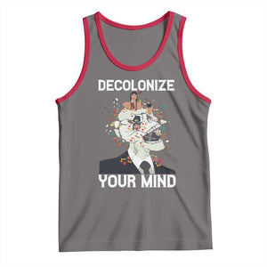 Indigenous People Native American Tank Top Decolonize Your Mind TS14 Deep Heather Red Print Your Wear