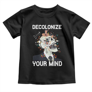Indigenous People Native American Toddler T Shirt Decolonize Your Mind TS14 Black Print Your Wear