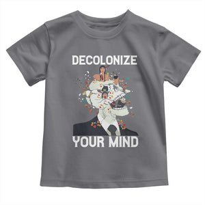 Indigenous People Native American Toddler T Shirt Decolonize Your Mind TS14 Charcoal Print Your Wear