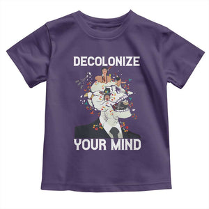 Indigenous People Native American Toddler T Shirt Decolonize Your Mind TS14 Purple Print Your Wear