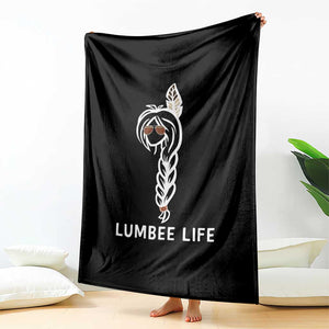 Native American Women Throw Blanket Lumbee American Indian Tribe Indigenous Girl Life TS14 Print Your Wear