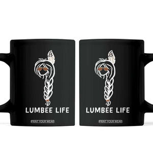 Native American Women Coffee Mug Lumbee American Indian Tribe Indigenous Girl Life TS14 Black Print Your Wear