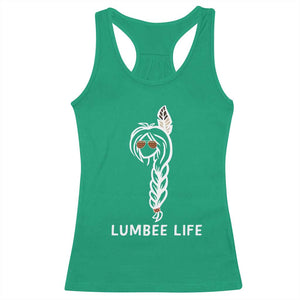 Native American Women Racerback Tank Top Lumbee American Indian Tribe Indigenous Girl Life TS14 Irish Green Print Your Wear