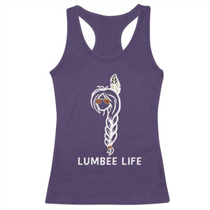 Native American Women Racerback Tank Top Lumbee American Indian Tribe Indigenous Girl Life TS14 Purple Print Your Wear