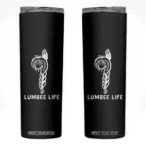 Native American Women Skinny Tumbler Lumbee American Indian Tribe Indigenous Girl Life TS14 Black Print Your Wear