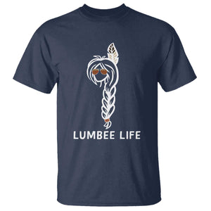Native American Women T Shirt Lumbee American Indian Tribe Indigenous Girl Life TS14 Navy Print Your Wear